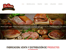 Tablet Screenshot of embutidoslanuncia.com